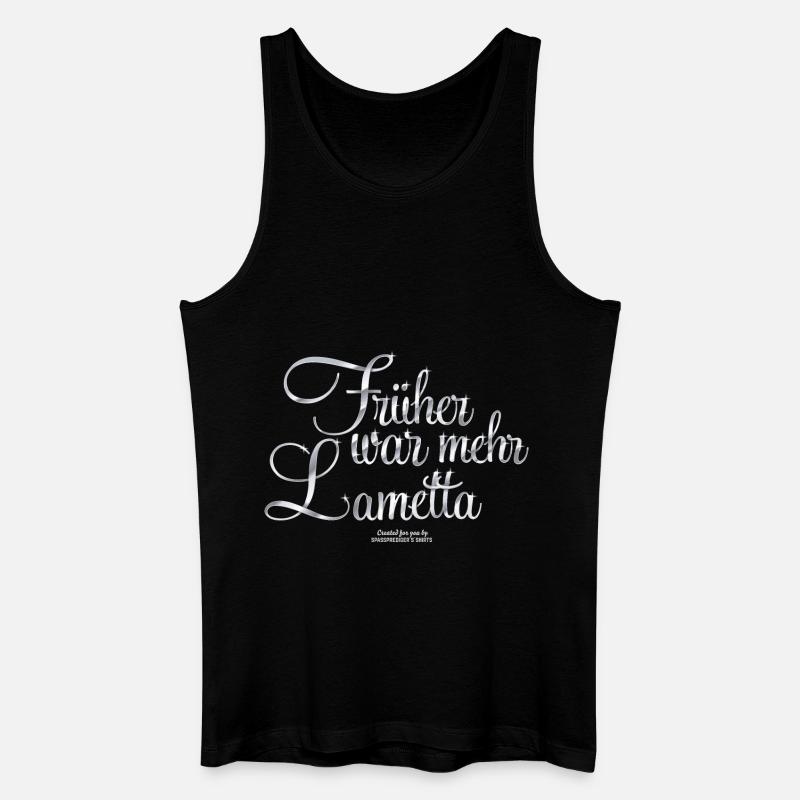 Früher war mehr Lametta - Männer Bio Tank Top - Schwarz