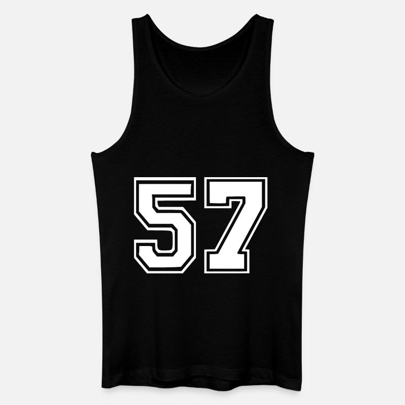 57 - Männer Bio Tank Top - Schwarz