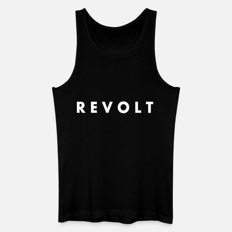 Revolt - Männer Bio Tank Top - Schwarz
