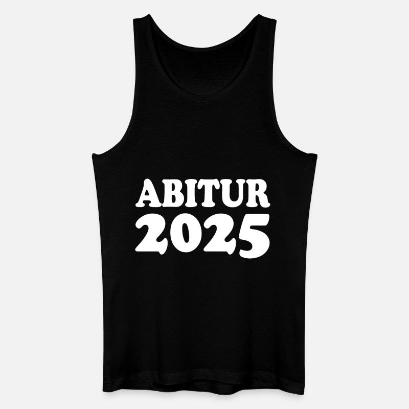 Abitur 2025 - Männer Bio Tank Top - Schwarz