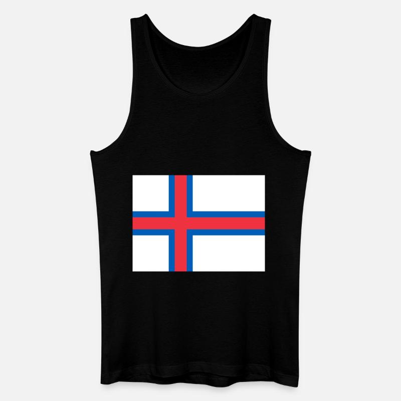 Färöer Inseln - Männer Bio Tank Top - Schwarz