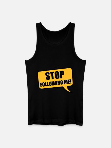 stop - Men’s Organic Tank Top - black