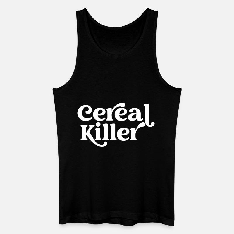 Getreide-Killer - Männer Bio Tank Top - Schwarz