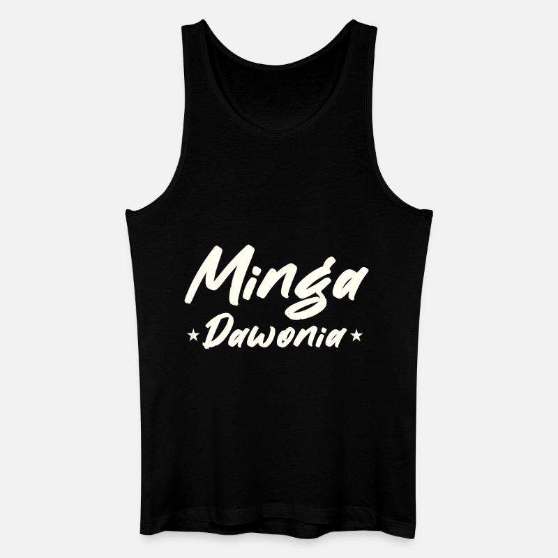 Minga Spruch vit à Munich - Débardeur bio Homme - noir