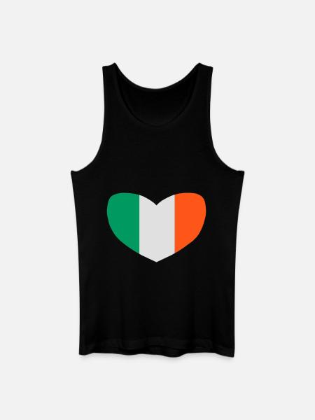 j'aime l'irlande - Débardeur bio Homme - noir