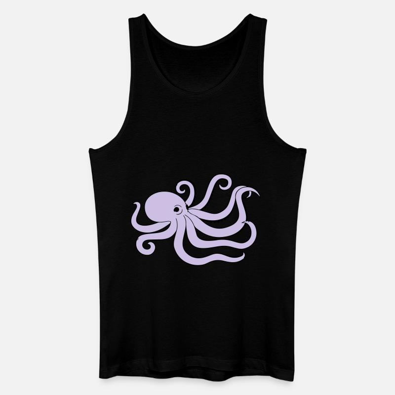 octopus - Men’s Organic Tank Top - black