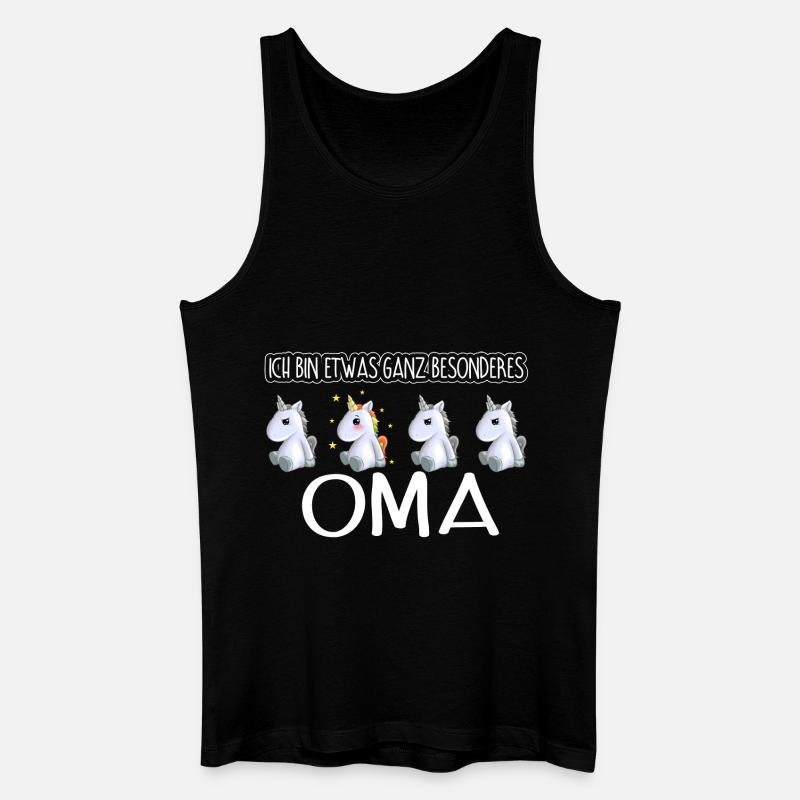 OMA - Toll - Männer Bio Tank Top - Schwarz