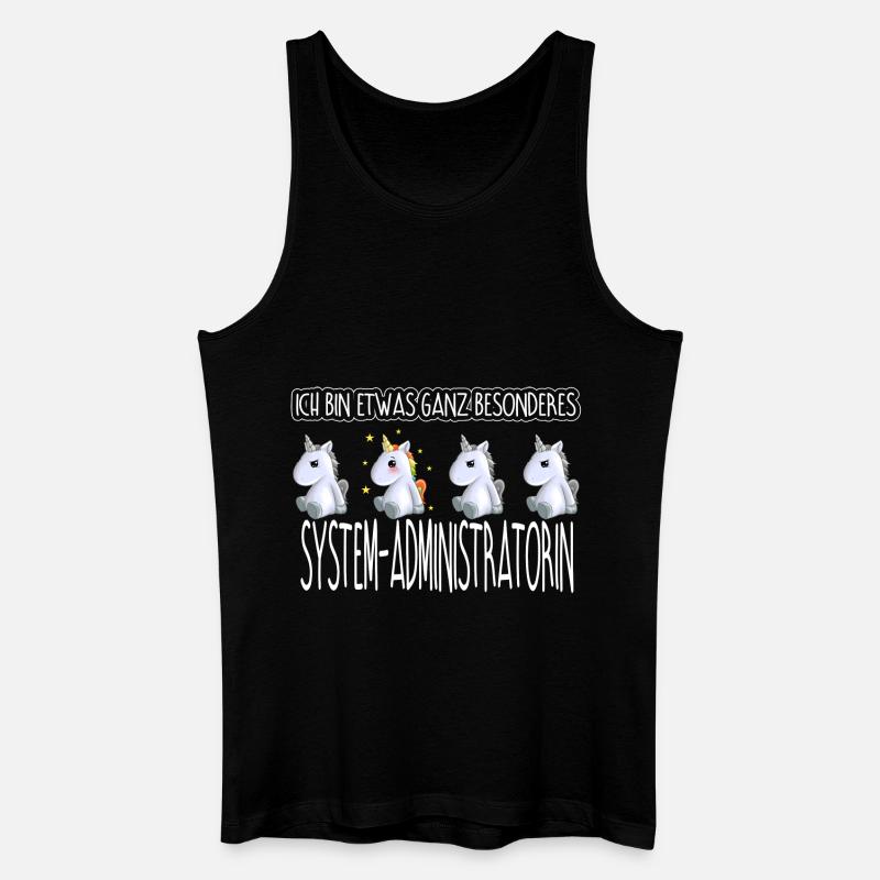 SYSTEM-ADMIN - Toll - Männer Bio Tank Top - Schwarz