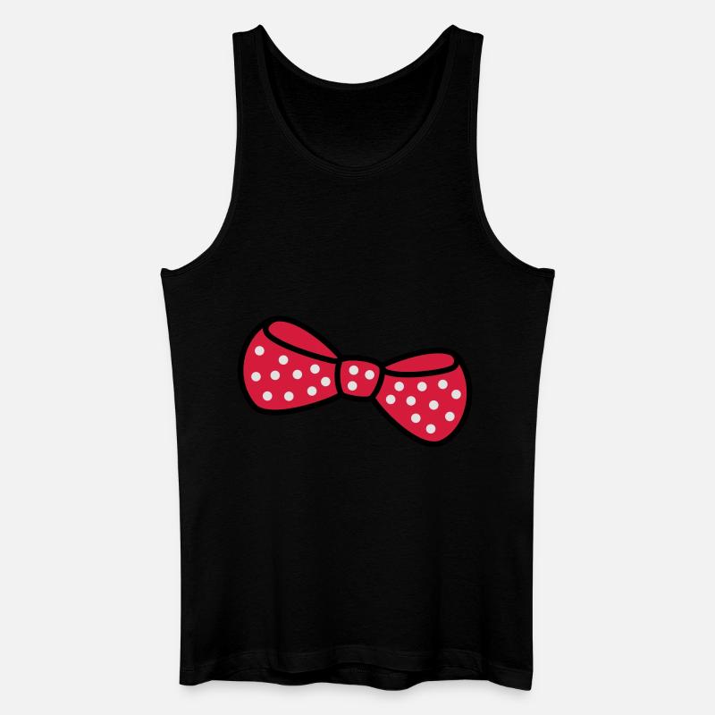 Schleife - Männer Bio Tank Top - Schwarz