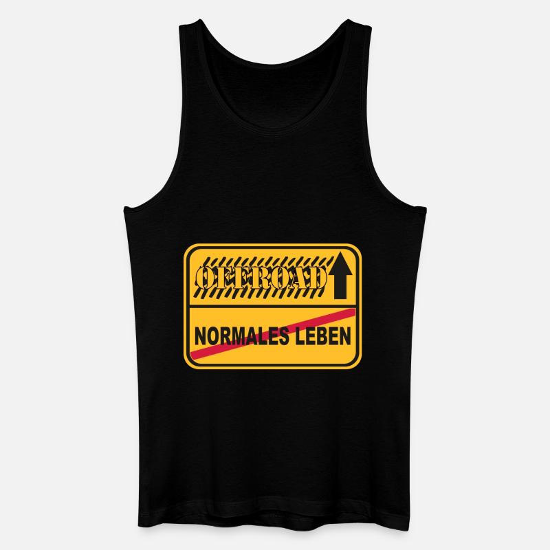 Offroad 4x4 - Männer Bio Tank Top - Schwarz