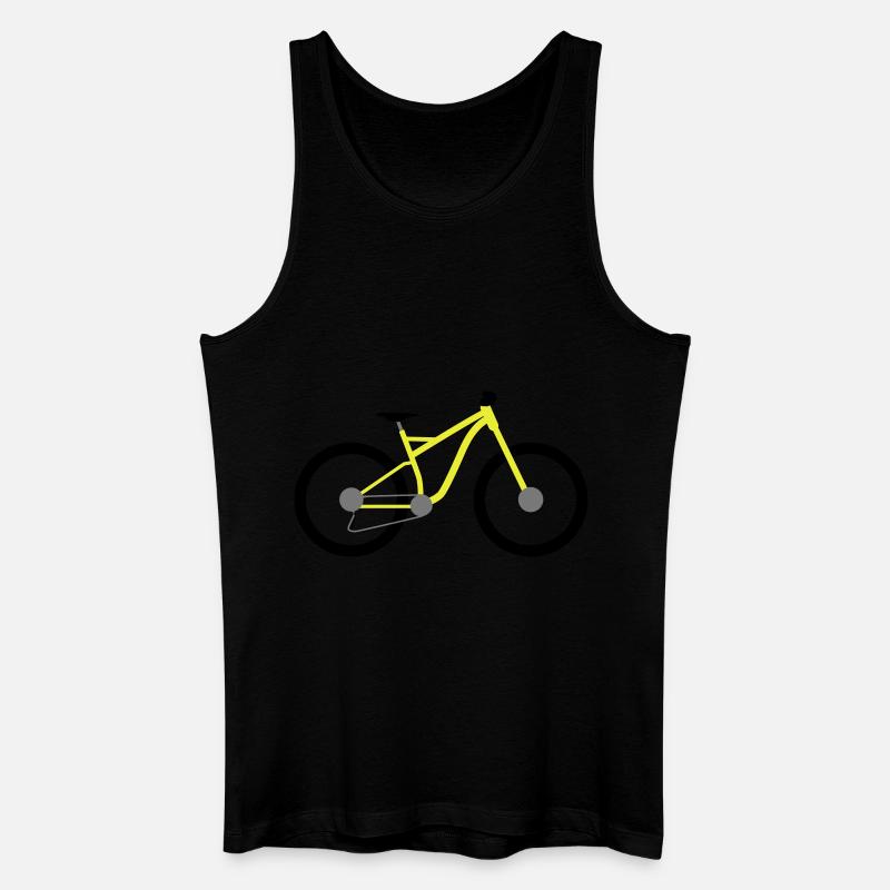 fahrrad - Männer Bio Tank Top - Schwarz