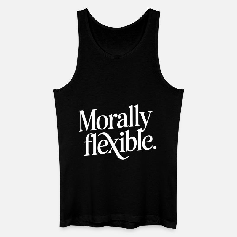 Morally Flexible 14 - Männer Bio Tank Top - Schwarz