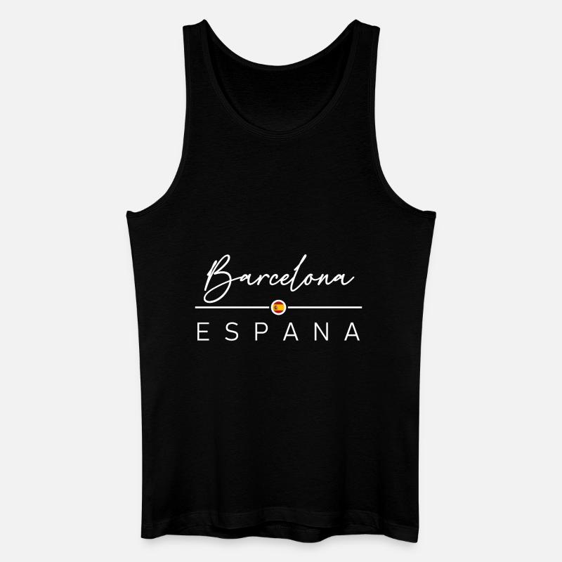 Espagne - Barcelone - Espagne - España - Débardeur bio Homme - noir