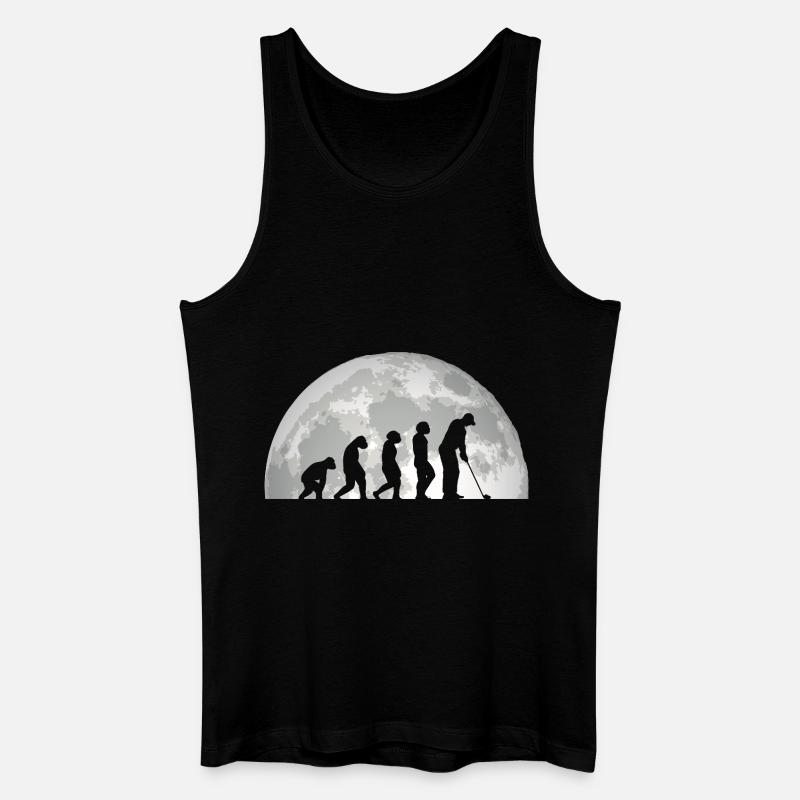 Golfer Evolution Golf - Men’s Organic Tank Top - black