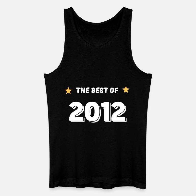 Das Beste aus 2012 - Männer Bio Tank Top - Schwarz