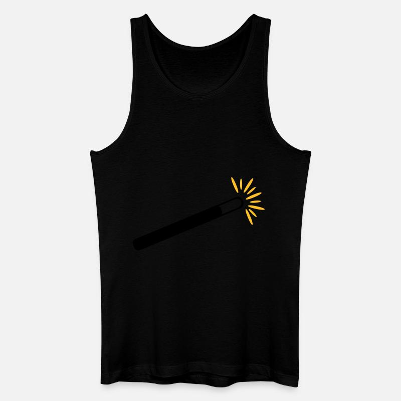 Zauberstab - Männer Bio Tank Top - Schwarz