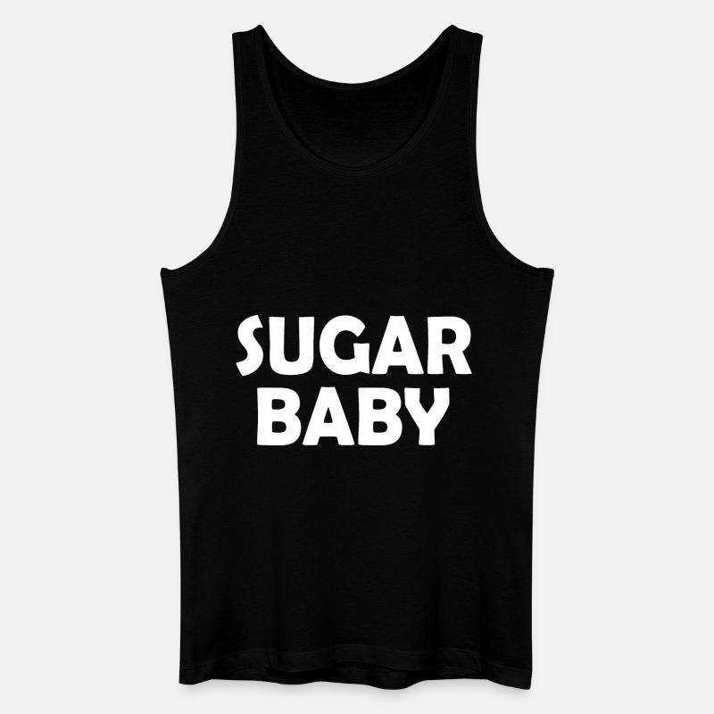 Sugar baby - Männer Bio Tank Top - Schwarz