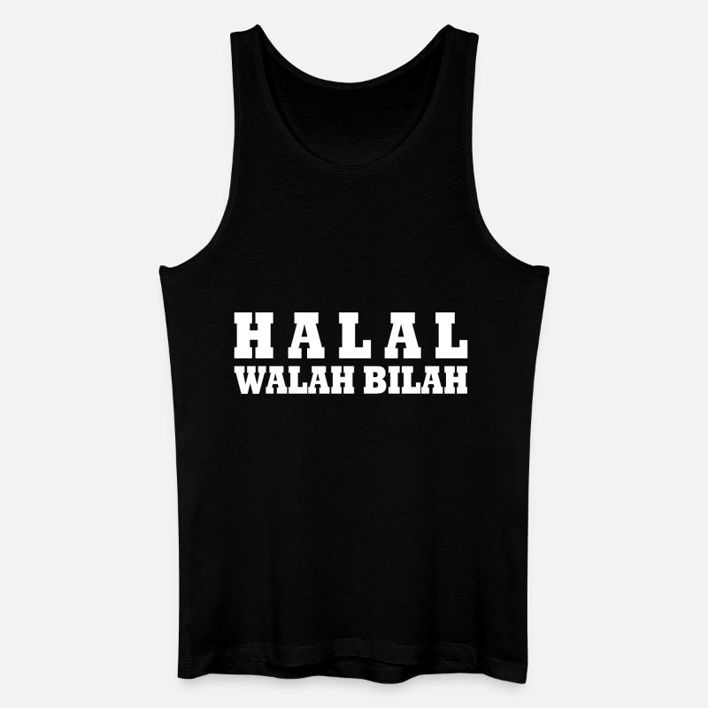 Halal - Männer Bio Tank Top - Schwarz