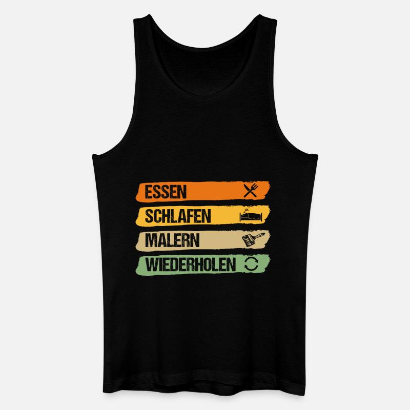 Master Painter Journeyman Painter - Men’s Organic Tank Top - black