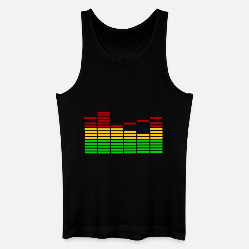 Equalizer - Music - Männer Bio Tank Top - Schwarz