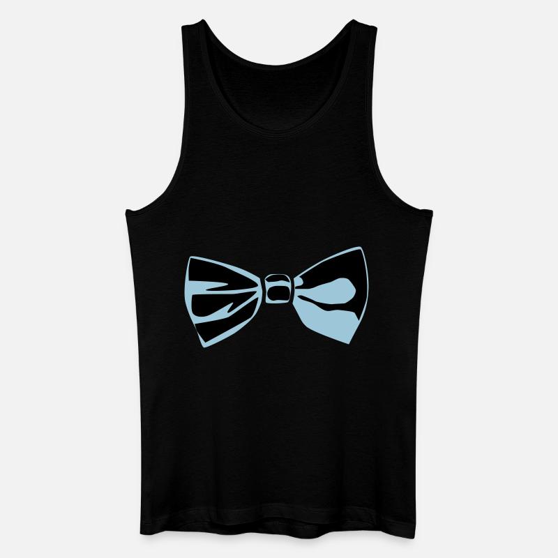 Fliege - Männer Bio Tank Top - Schwarz