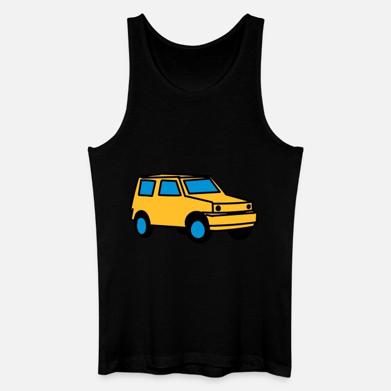 Auto - Männer Bio Tank Top - Schwarz