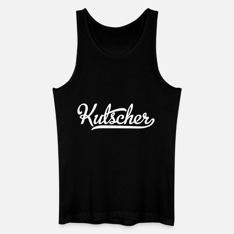 Kutscher - Männer Bio Tank Top - Schwarz