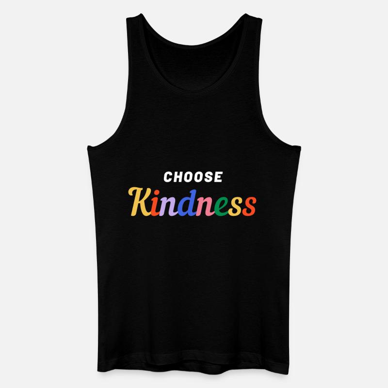 Choose Kindness-Pride - Männer Bio Tank Top - Schwarz