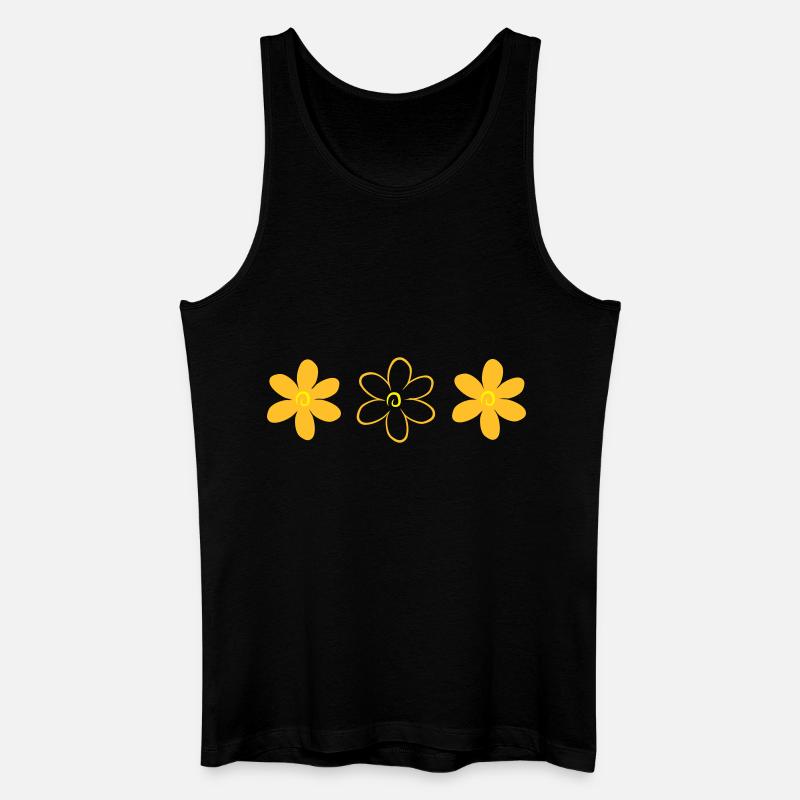 flower - Men’s Organic Tank Top - black