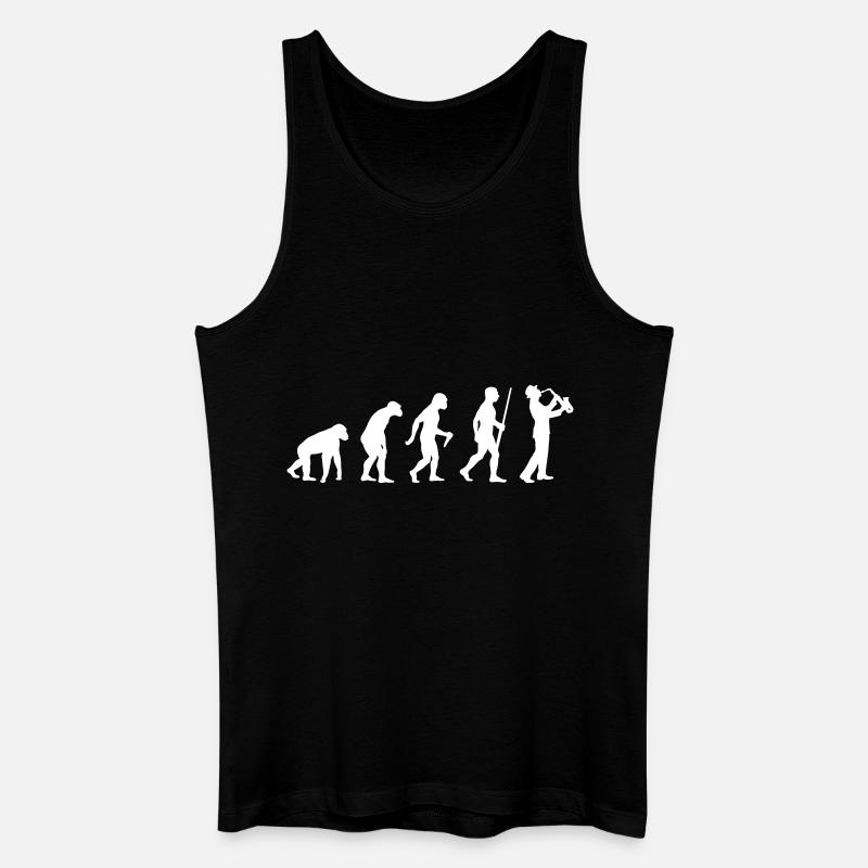 Jazz Evolution - Men’s Organic Tank Top - black