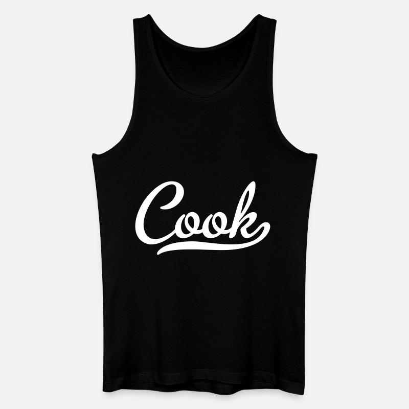 Koch - Männer Bio Tank Top - Schwarz