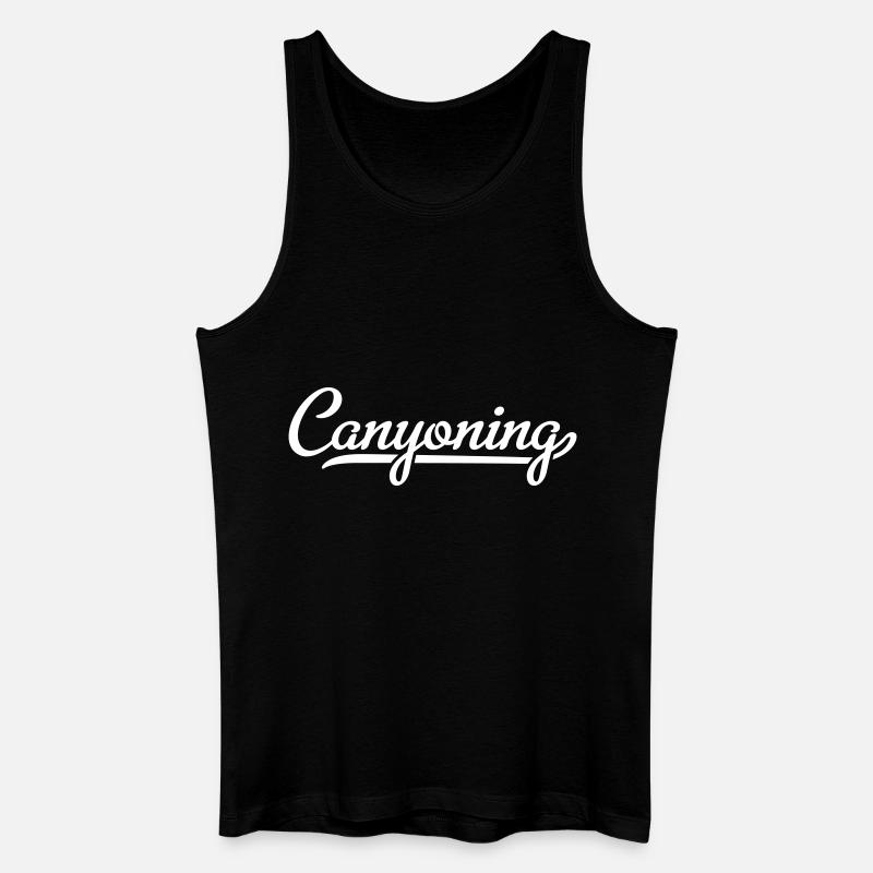 Canyoning - Débardeur bio Homme - noir