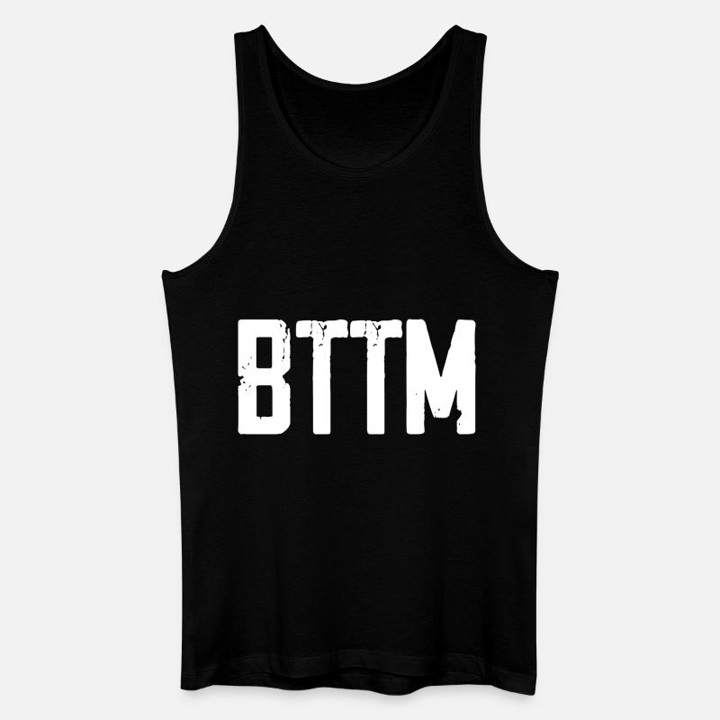 BTTM - Bottom - Männer Bio Tank Top - Schwarz