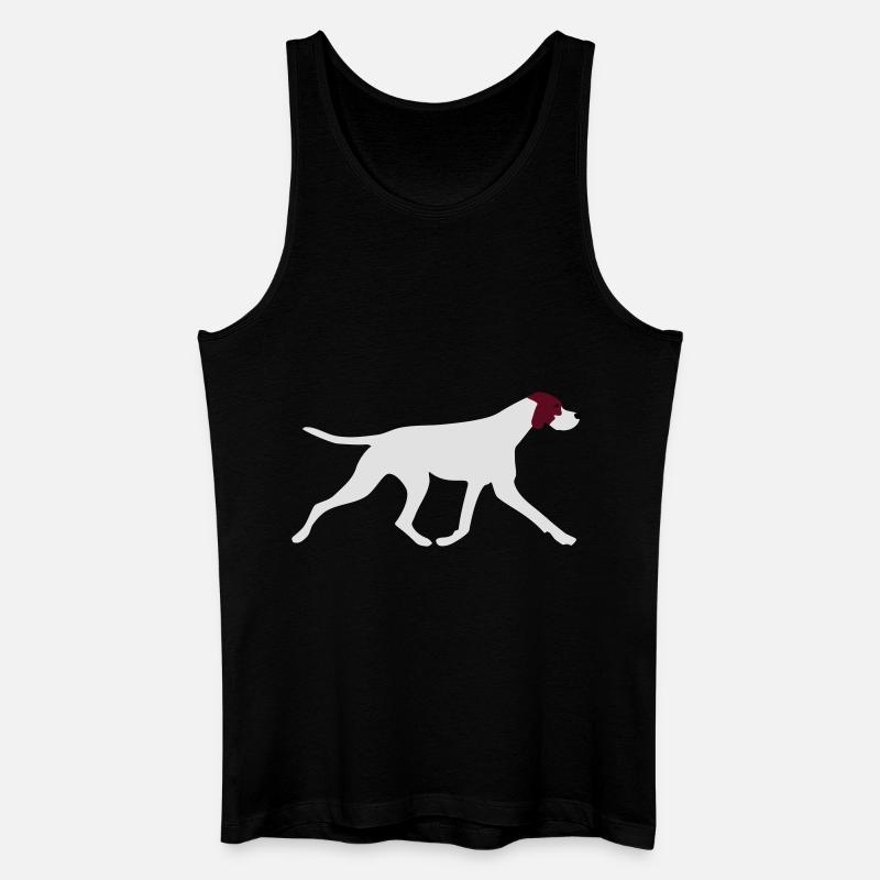 Pointer - Männer Bio Tank Top - Schwarz