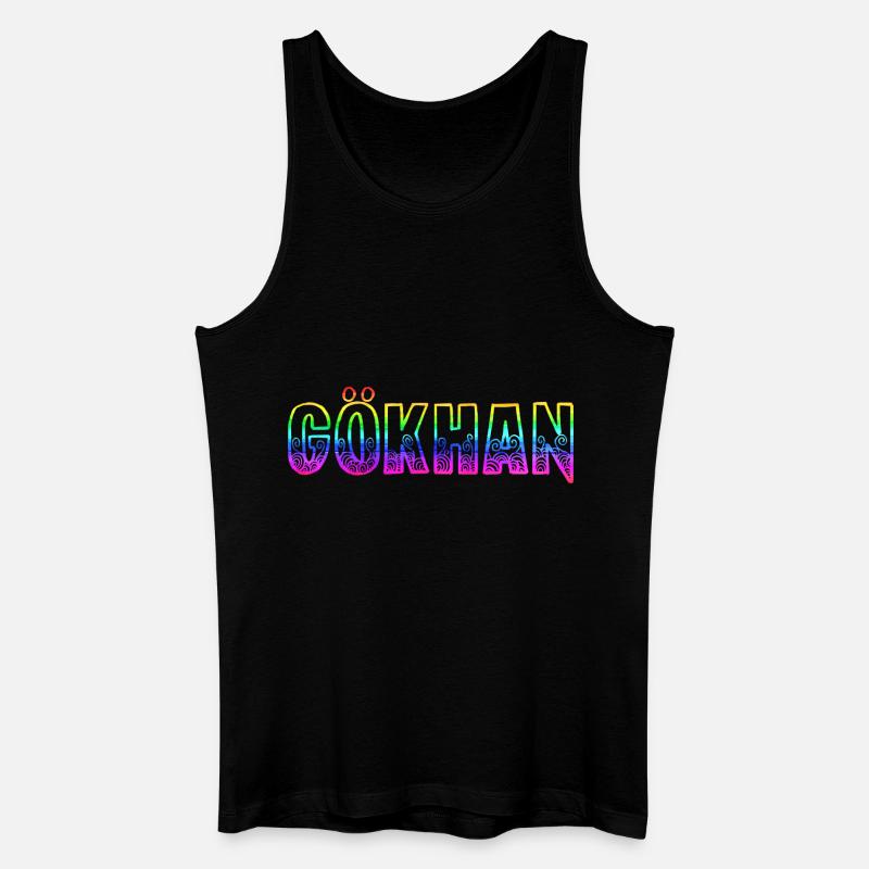gökhan rs regenbogen - Männer Bio Tank Top - Schwarz