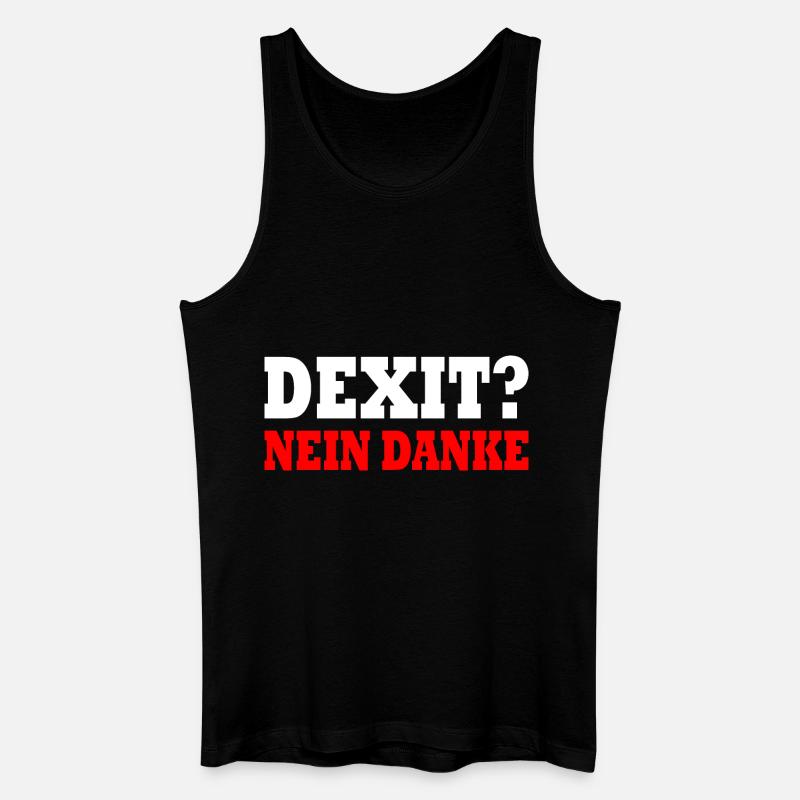 Dexit non merci - Débardeur bio Homme - noir