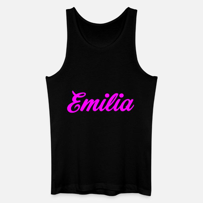Emilia Spruch Geschenk - Männer Bio Tank Top - Schwarz