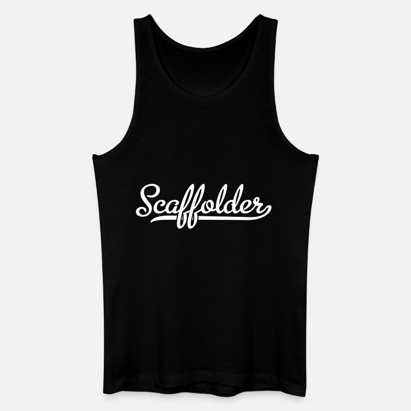 Gerüstbauer - Männer Bio Tank Top - Schwarz