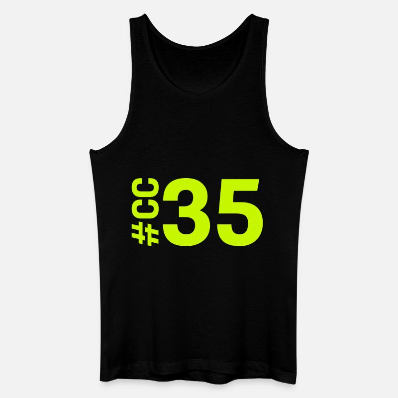 CC35-KARTON - Männer Bio Tank Top - Schwarz