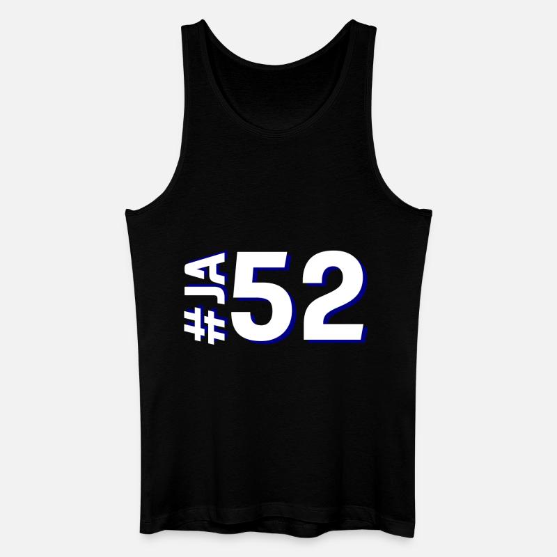 JA52 - Männer Bio Tank Top - Schwarz