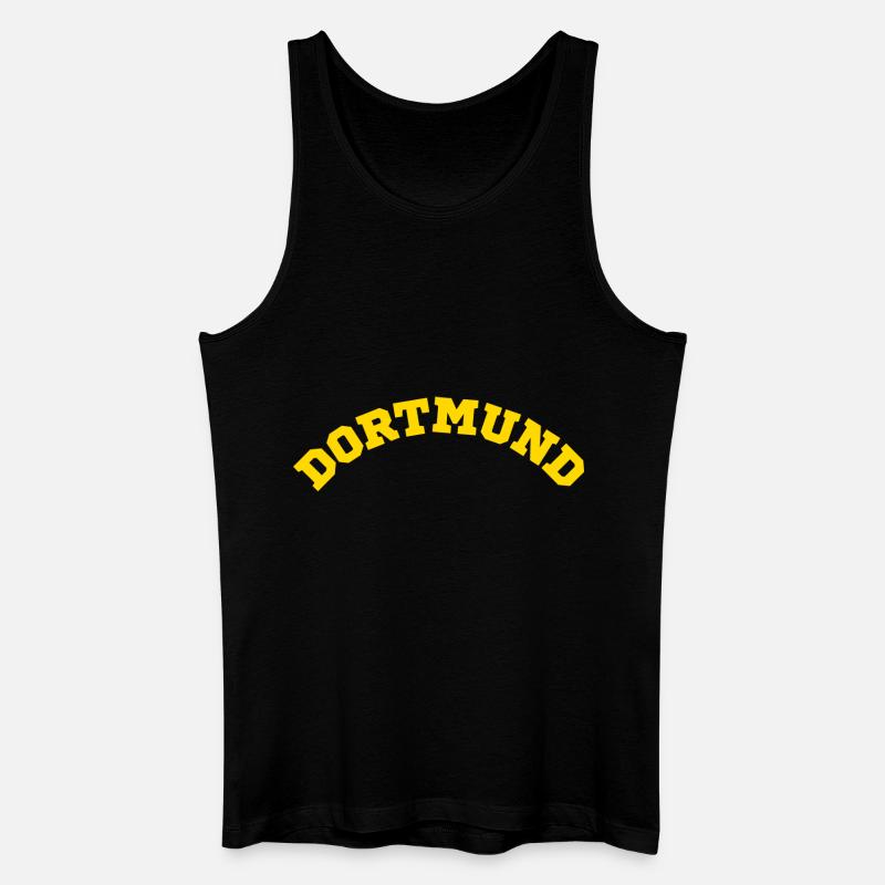 Dortmund - Männer Bio Tank Top - Schwarz