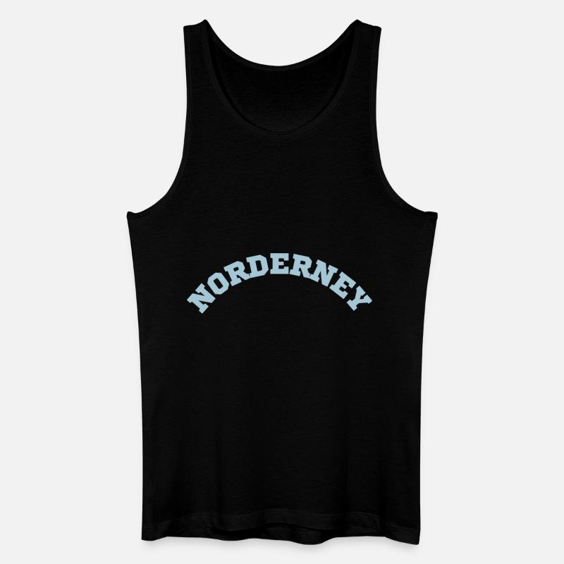 Norderney - Männer Bio Tank Top - Schwarz
