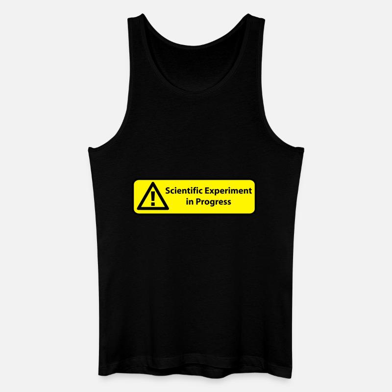 Scientific experiment in progress - Männer Bio Tank Top - Schwarz