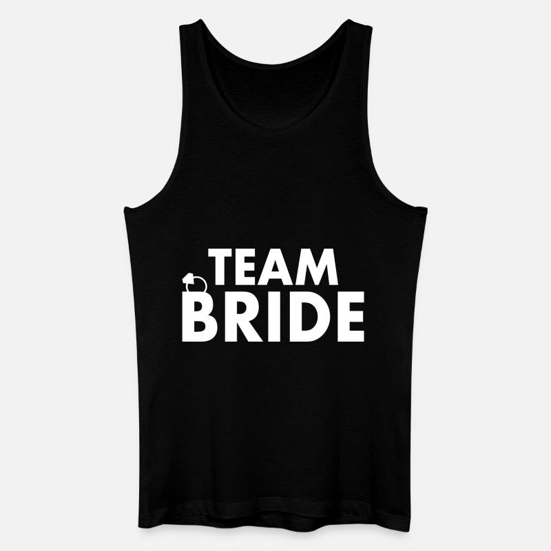 Team bride - Männer Bio Tank Top - Schwarz