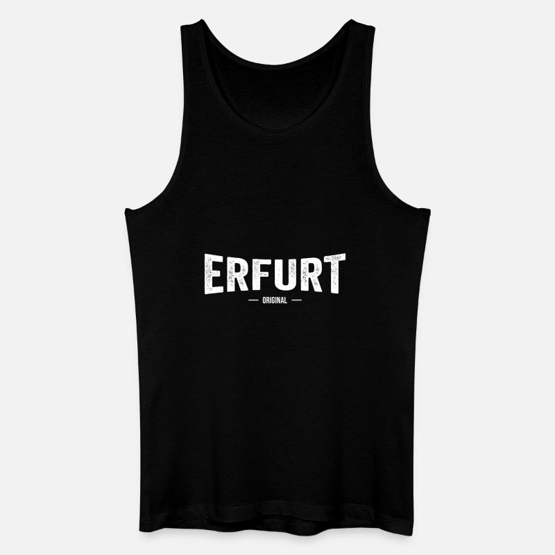 Erfurt Original - Männer Bio Tank Top - Schwarz