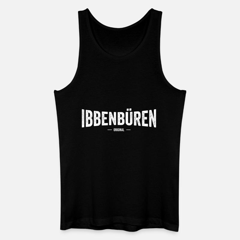 Ibbenbüren Original - Männer Bio Tank Top - Schwarz