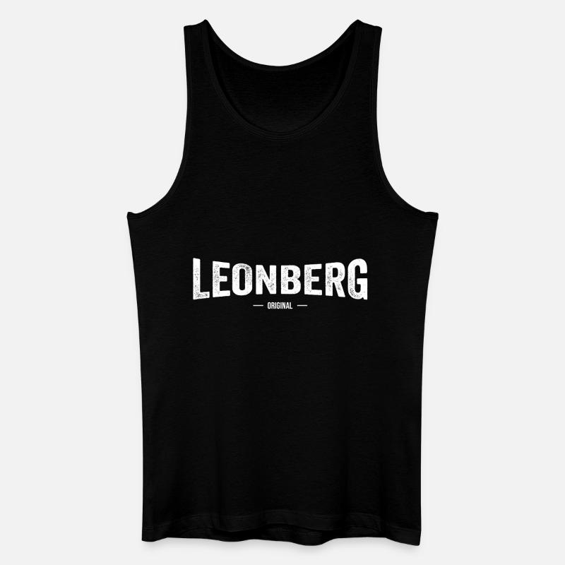 Leonberg Original - Männer Bio Tank Top - Schwarz