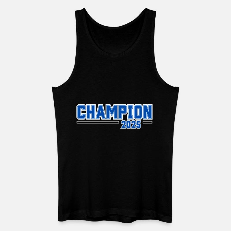 Champion 2025 - Männer Bio Tank Top - Schwarz