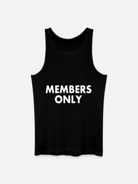 Members only - Men’s Organic Tank Top - black