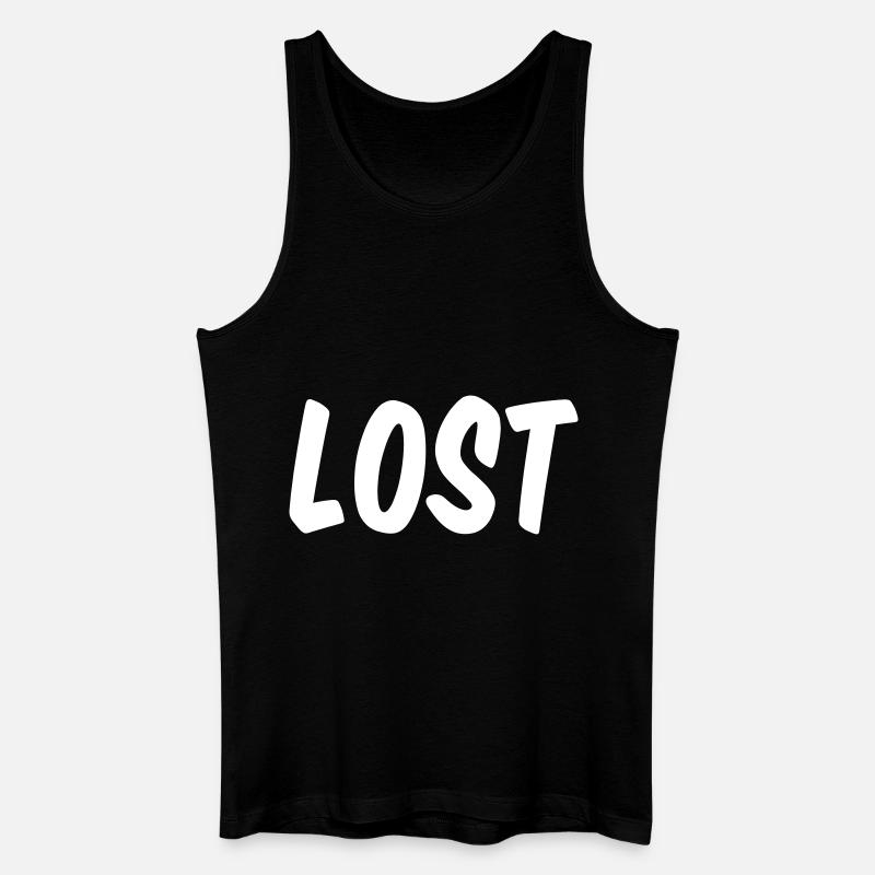 Lost Jugendwort - Männer Bio Tank Top - Schwarz